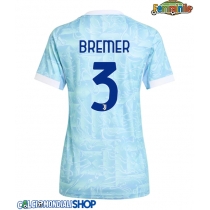 Maglie da calcio Juventus Gleison Bremer #3 Seconda Maglia Femminile 2025-26 Manica Corta